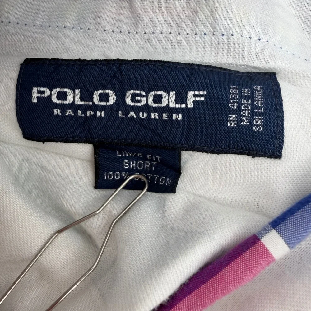Polo Golf Ralph Lauren‎ Shorts Mens 36 Multi Color Plaid Linus Fit Cotton Madras